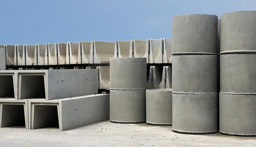 EN 1169 Prekast Beton Ürünler - Cam Elyaf Takviyeli Çimento Fabrika Üretim Kontrolü için Genel Kurallar