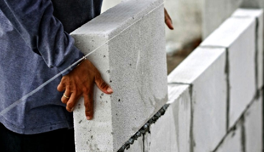EN 1355 고압살균 기포 콘크리트 또는 개방형 구조화 경량 골재 콘크리트 압축 시 크리프 변형률 측정
