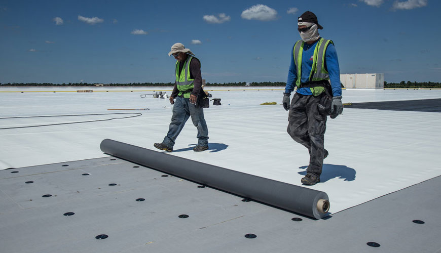 EN 1849-1 Su Yalıtımı için Esnek Levhalar - Birim Alan Başına Kalınlık ve Kütlenin Belirlenmesi - Çatı Su Yalıtımı için Bitüm Levhalar