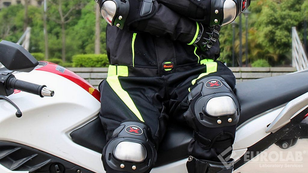 Test di protezione della motocicletta