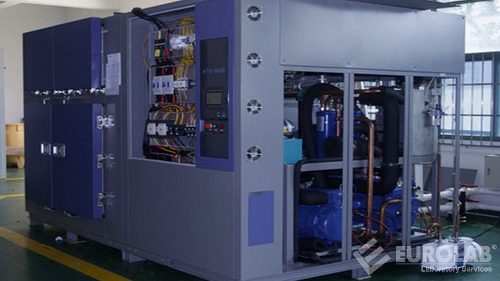 Prova di shock termico da caldo a freddo